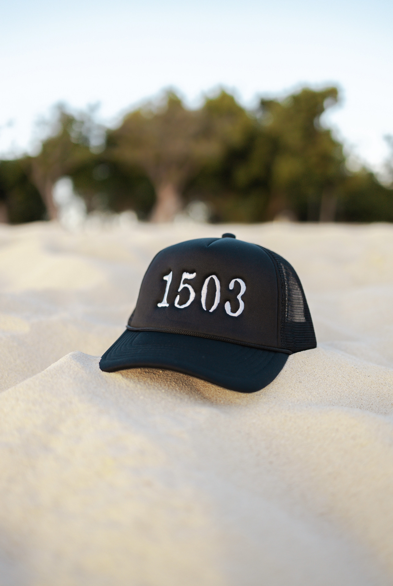 Black 1503 Trucker Hat