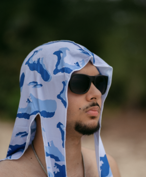 Blue “CAYMAN CAMO” 1503 Durag