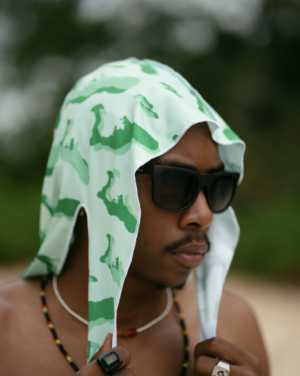 Green “CAYMAN CAMO” 1503 Durag