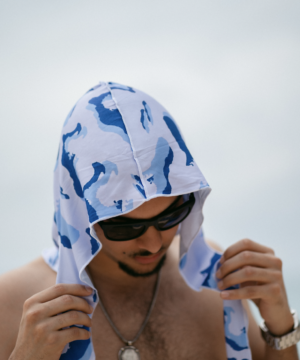 Blue “CAYMAN CAMO” 1503 Durag