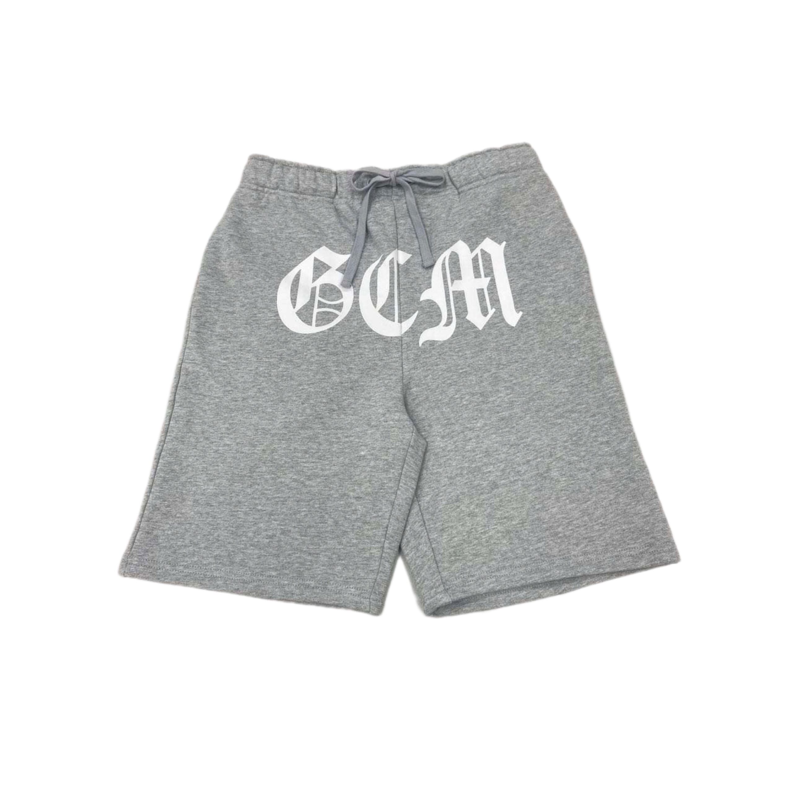 Gray “GCM” Shorts