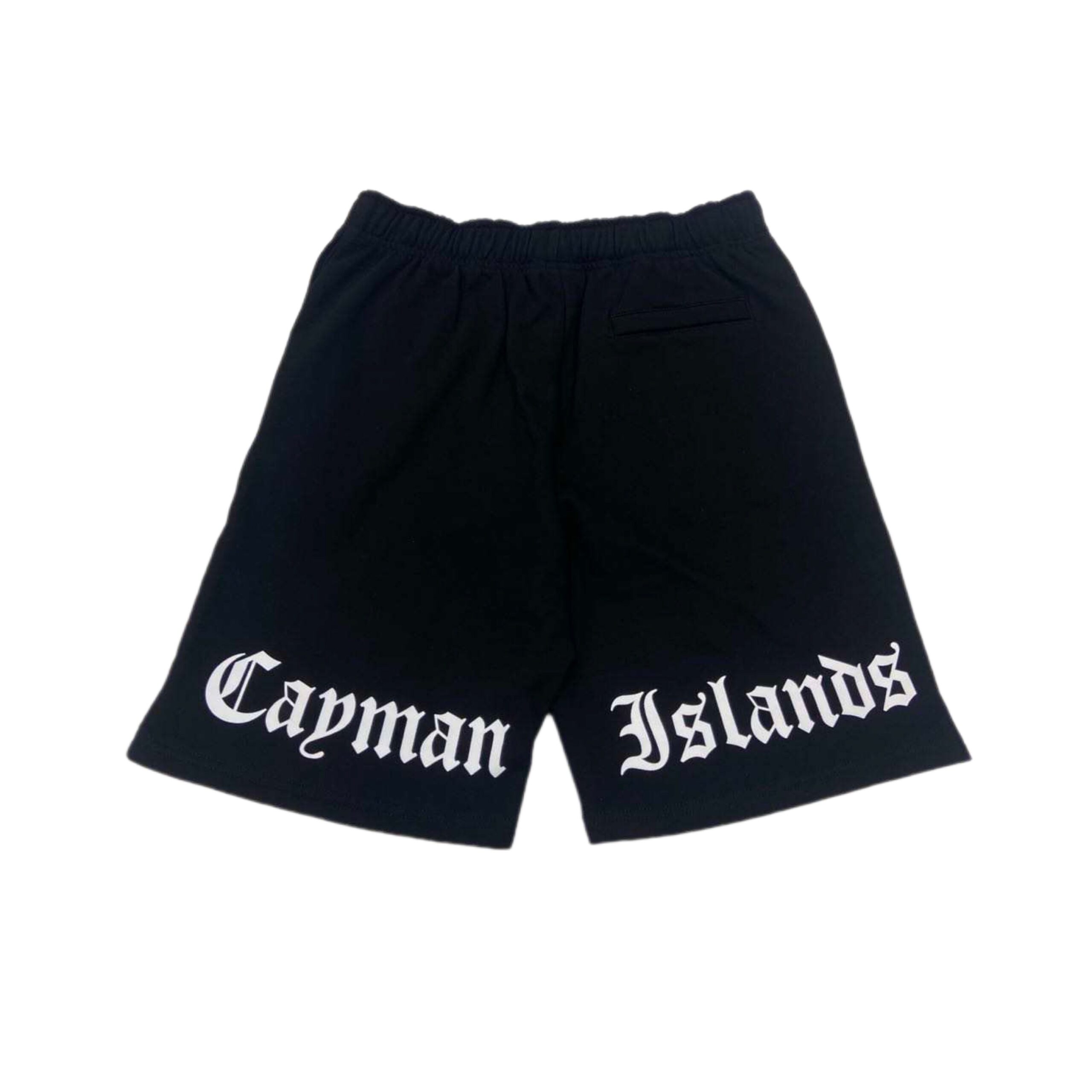 Black “GCM” Shorts