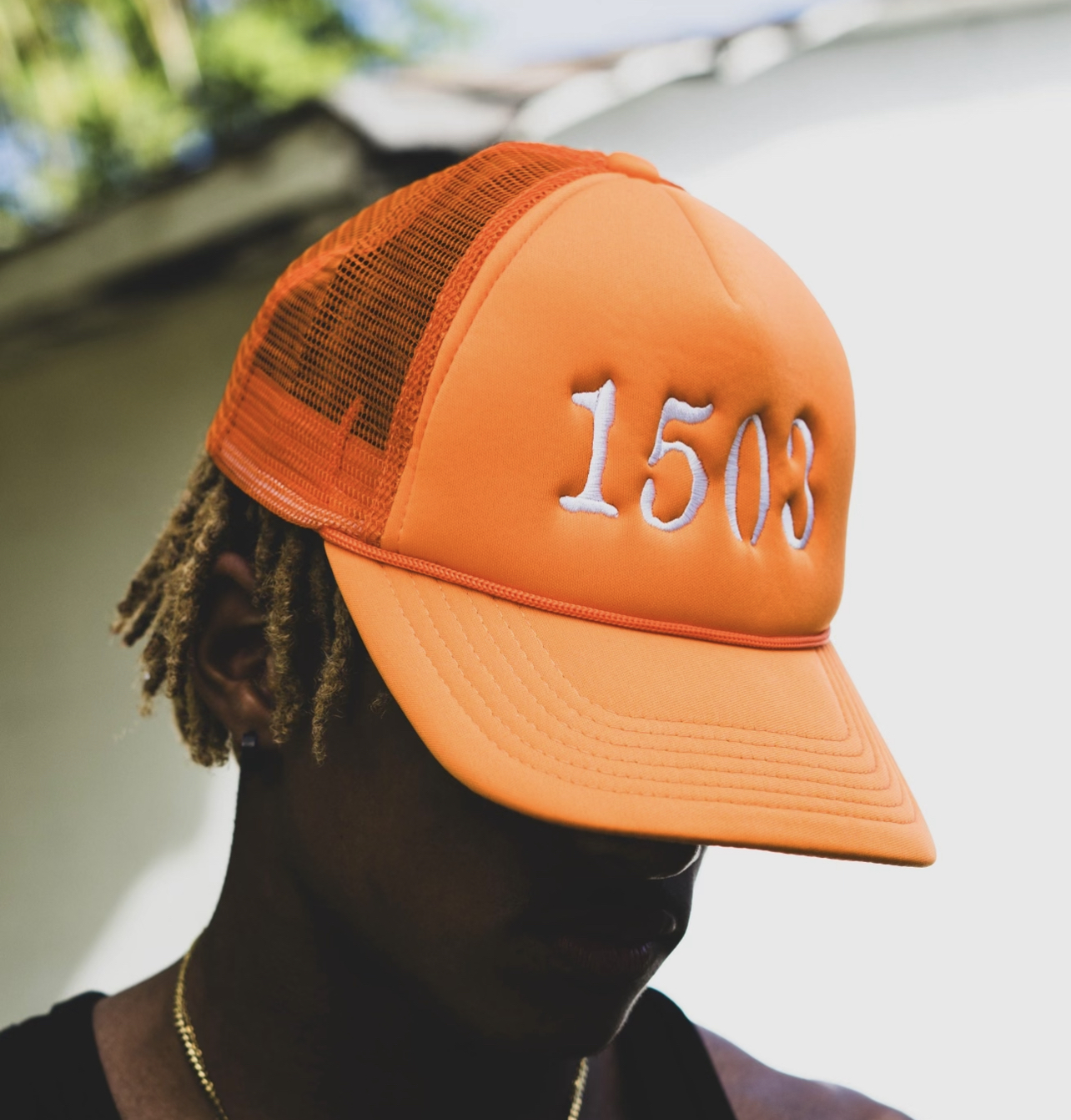 Orange 1503 Trucker Hat