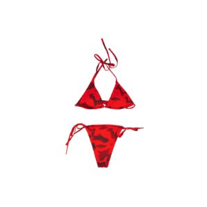 Red Cayman Camo Bikini