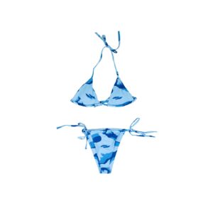 Blue Cayman Camo Bikini