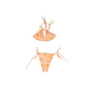 Orange Cayman Camo Bikini