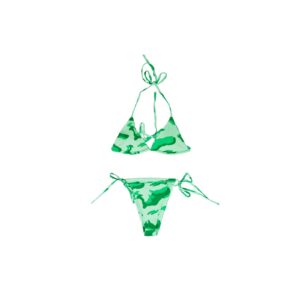 Green Cayman Camo Bikini