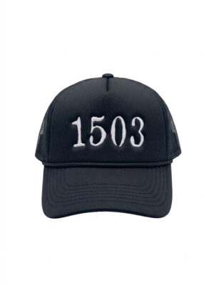 Black 1503 Trucker Hat